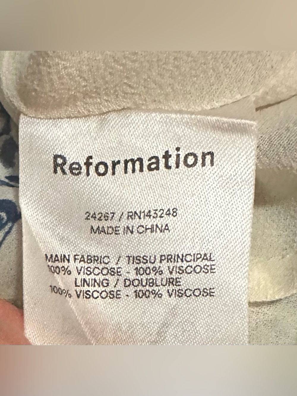 Reformation Nikita Dress in Pompadour. Size 6. Pristine condition - Picture 15 of 15